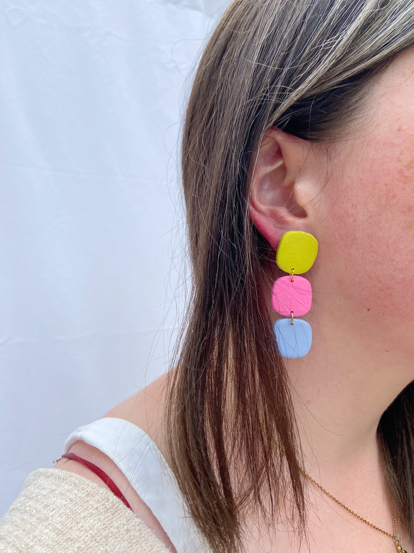 The Harper, Bold Clay Earrings, Clay Earrings