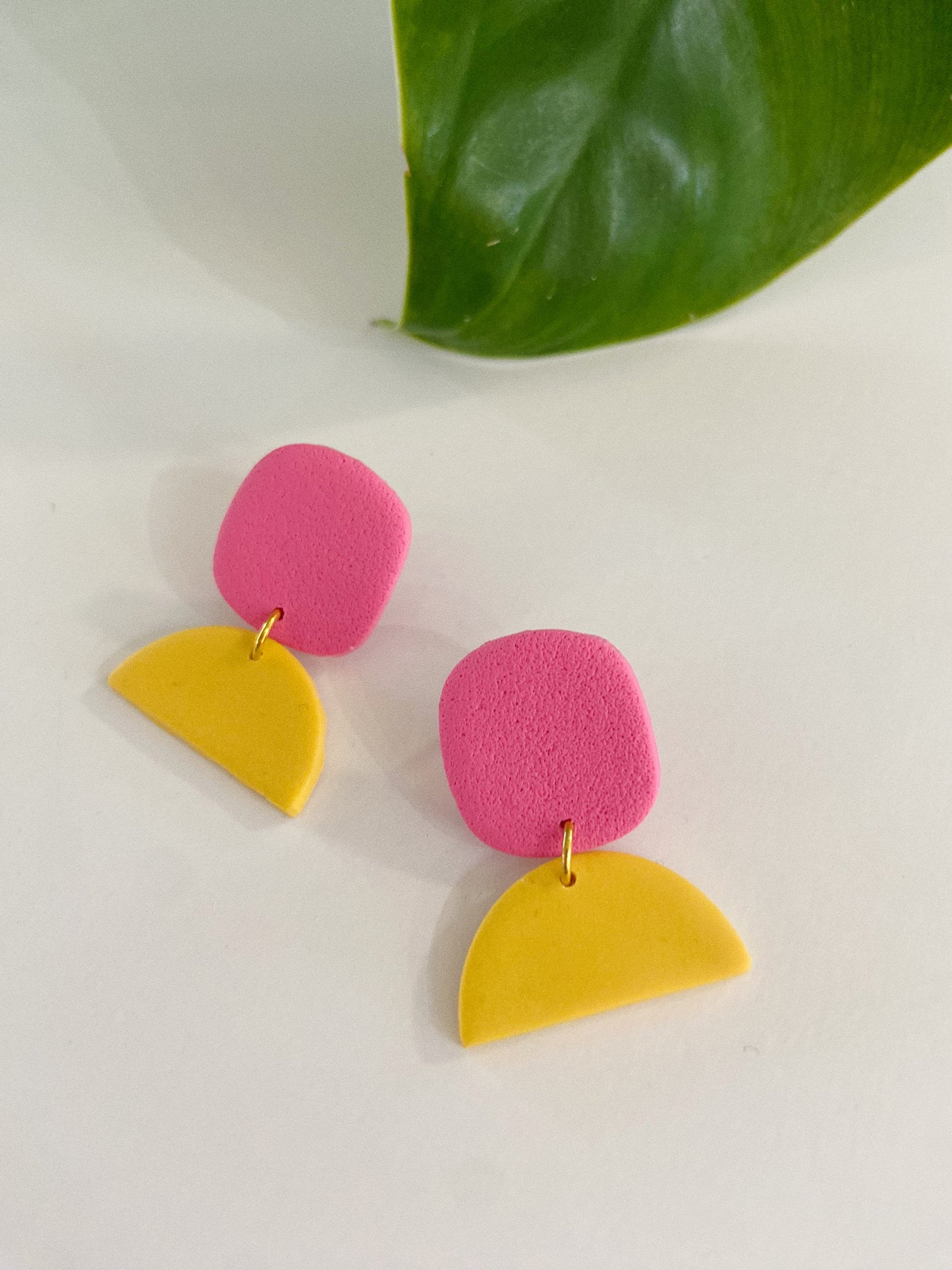 Small Clay Earrings, Small Clay Stud Earrings, Color Pop Earrings